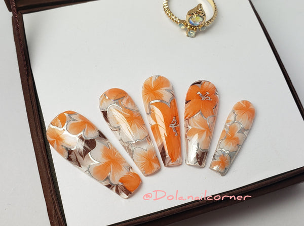 The Natural Beauty of Orange Florals