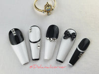 Luxury Black & White Diamond