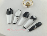 Luxury Black & White Diamond