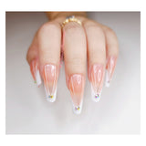 Classic V Line French Tip with Bling